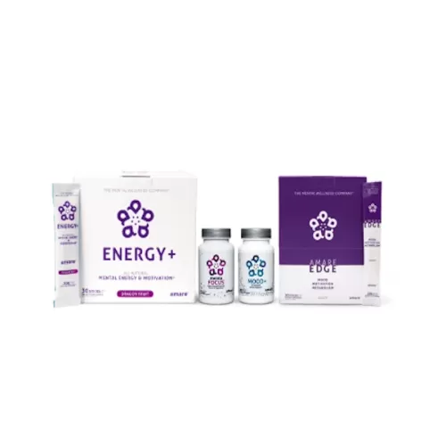 Amare Happy Mind Pack | Nootropics & Adaptogens for Focus & Energy